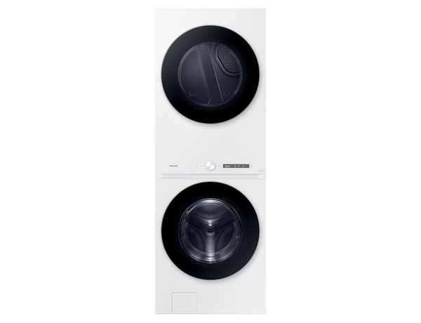 Samsung Bespoke AI Laundry Hub Easy Reach Control AI OptiWash + 4.6 cu. ft. Wash & 7.6 cu. ft. Dry - White (WH46DBH100EW)