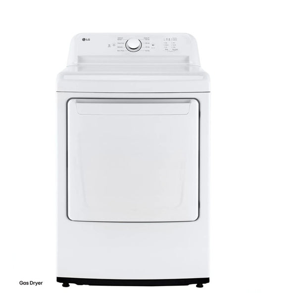 LG 7.3 cu. ft. Rear Control Gas ENERGY STAR Dryer with Sensor Dry - White