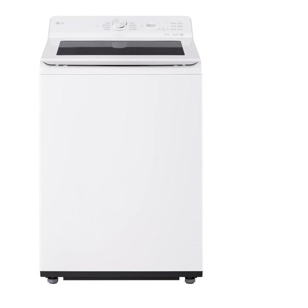 LG 4.8 cu. ft. Mega Capacity Smart Top Load Washer with 4-Way Agitator, EasyUnload & AI Sensing - Alpine White