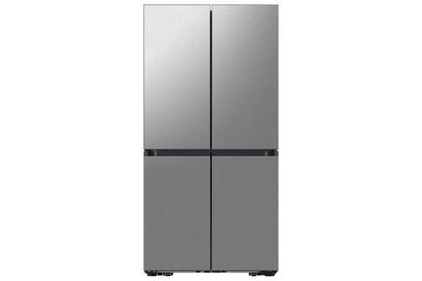 Samsung Bespoke AI 4-Door Flex Beverage Center Dual Ice Maker & Flex Zone, 23 cu. ft. - Stainless Steel