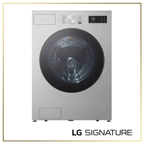 LG SIGNATURE 5.8 cu. ft. Mega Capacity Smart Front Load Washer with TurboWash 360, Built-In Intelligence, ezDispense and Hybrid Electronic…
